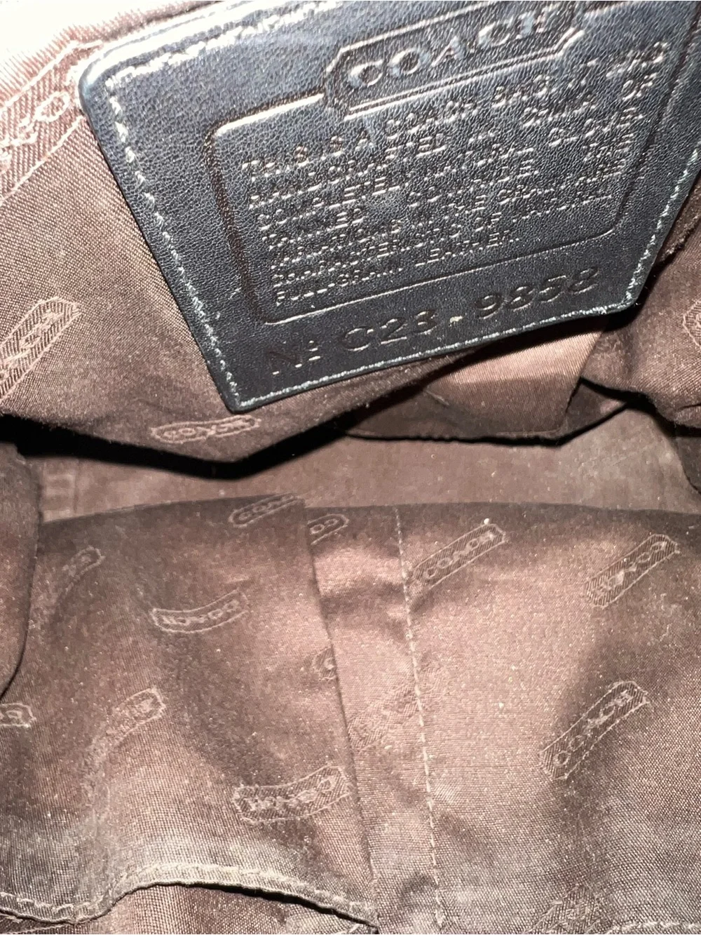 EXCELLENT CONDITION Coach Black Leather DayPack Back pack - Authentic! - Picture 7 of 12